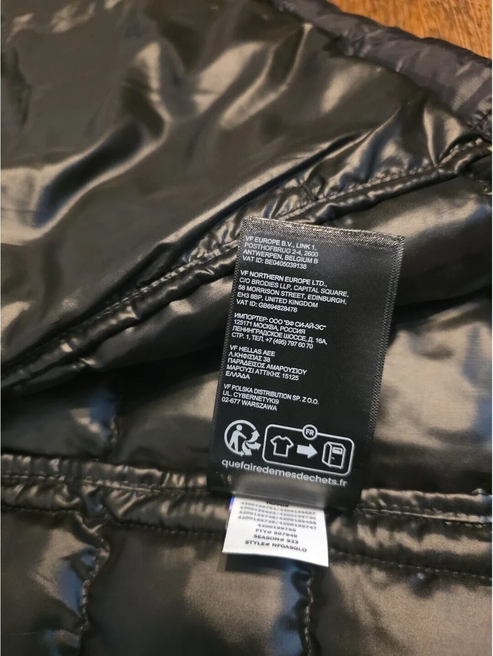 The North Face ThermoBall Eco Puffer Vest Insulated Black Men's Size Large - NWT